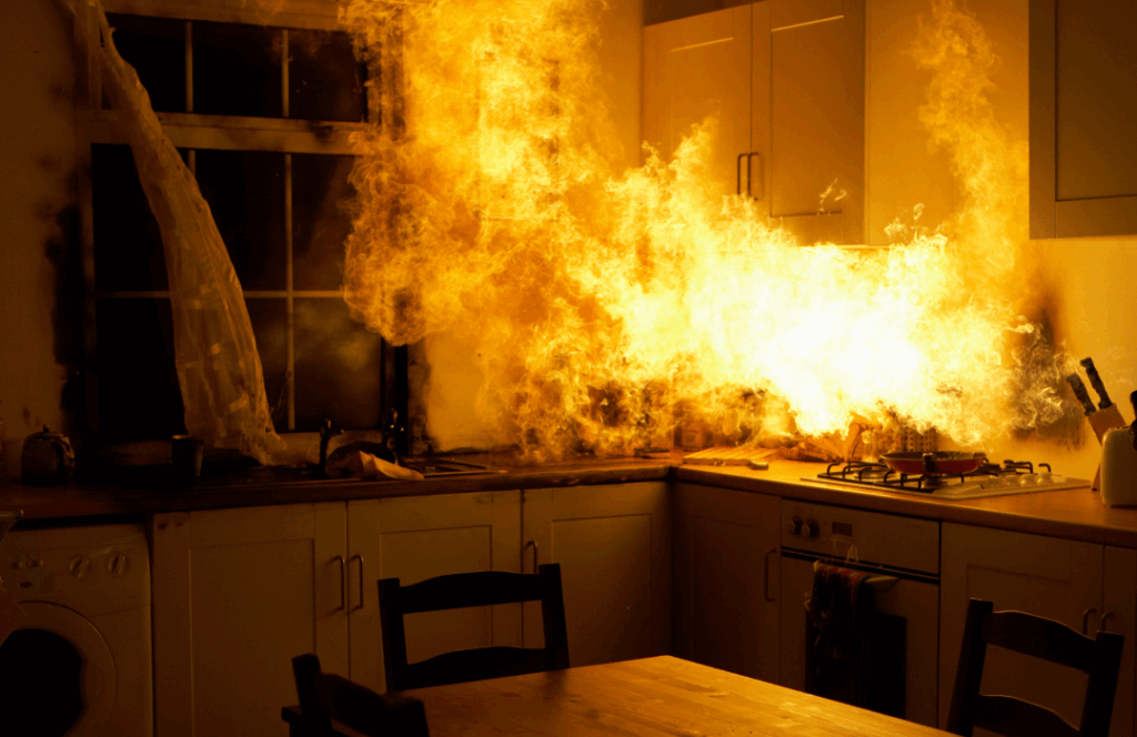 Kitchen fire
